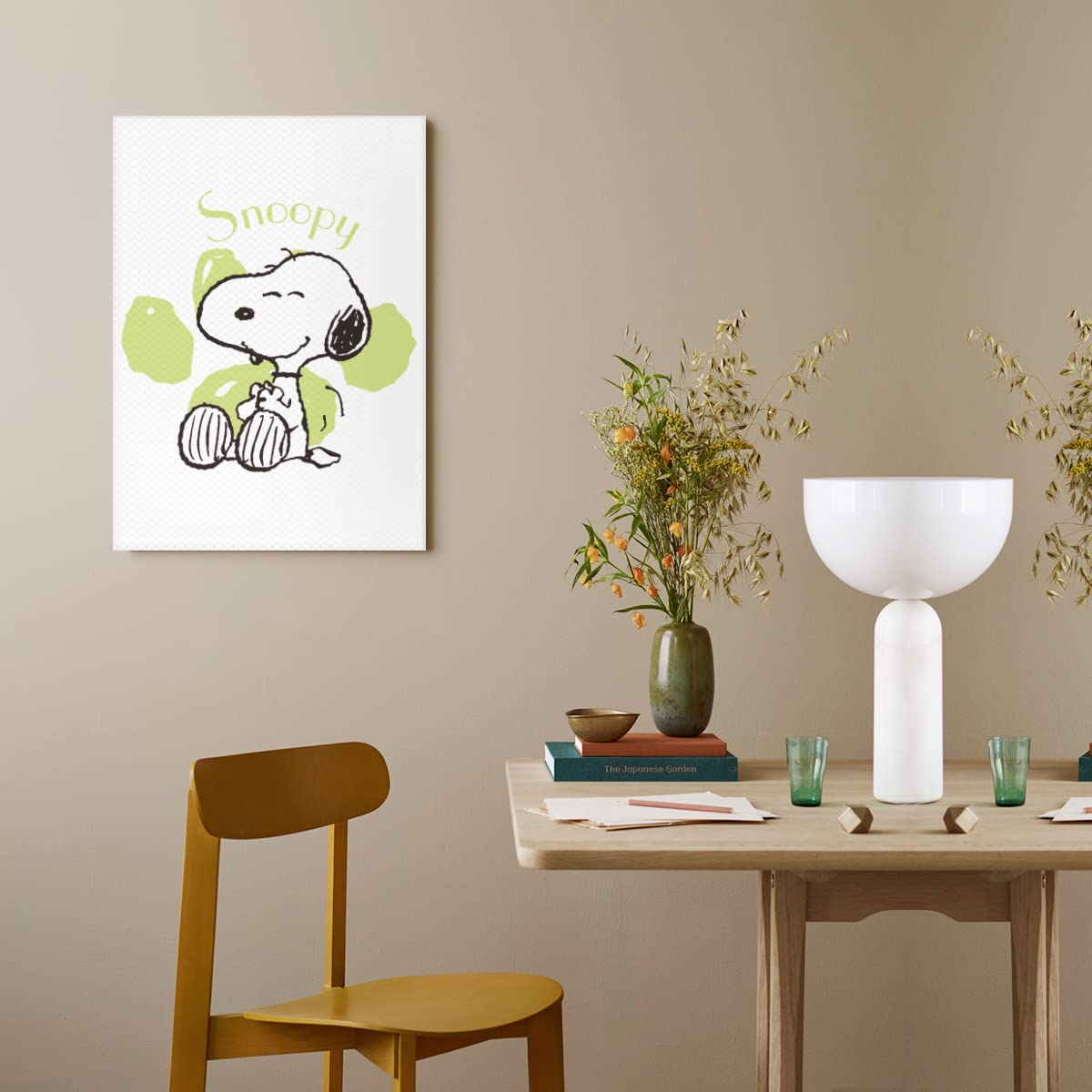 Amazon.co.jp: アートパネル ピーナッツ スヌーピー キャンバス 絵画